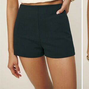 Reformation Black High Waist Women's Shorts